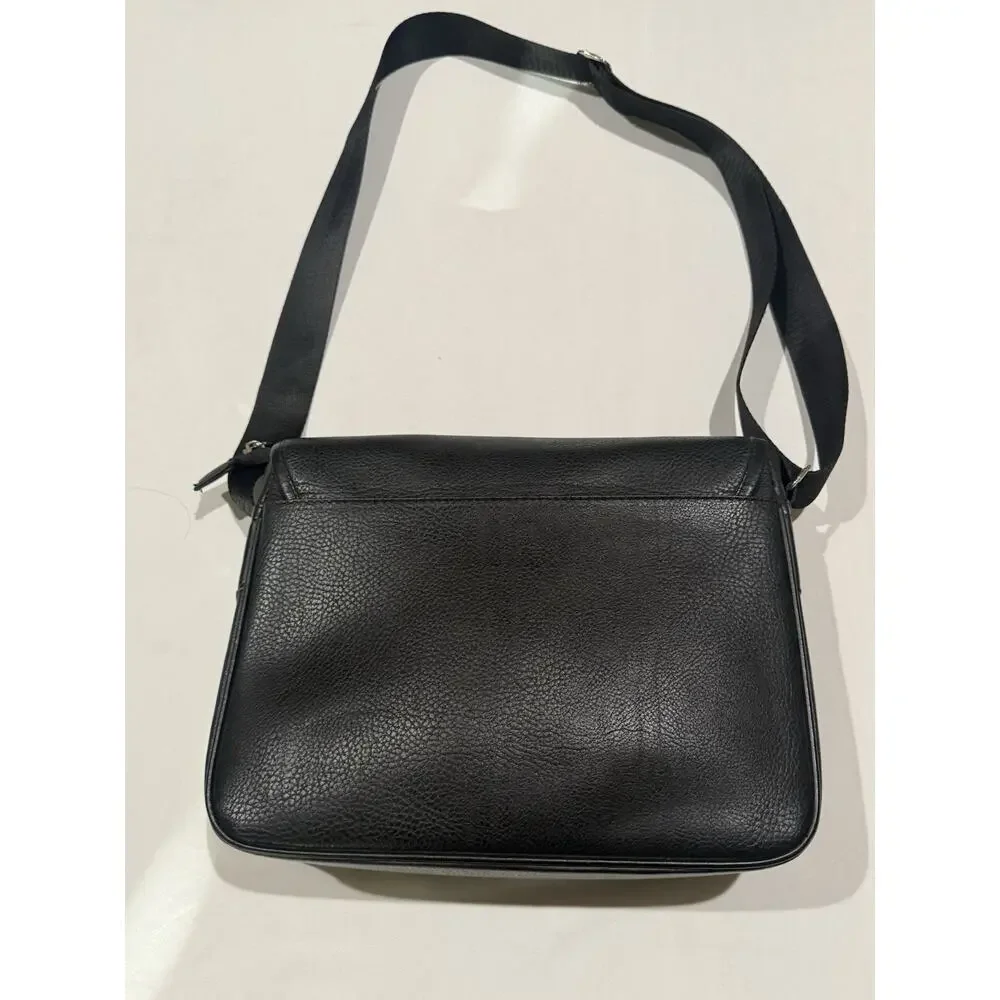 Black Messenger Bag Laptob Briefcase Shoulder Crossbody Adjustable